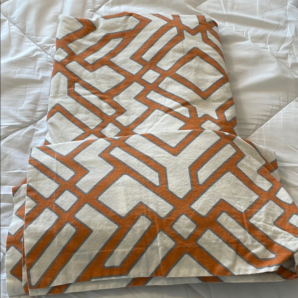 Pottery Barn duvet cover/shams